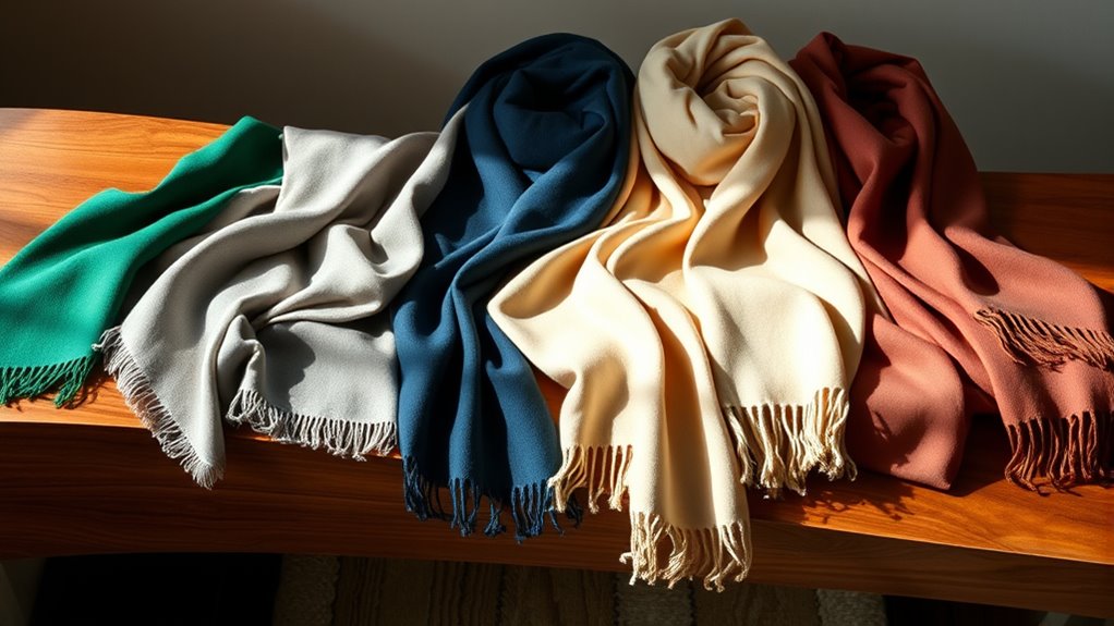 luxury cashmere scarf collections