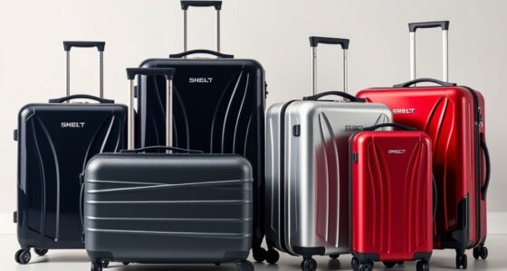 luxury durable luggage sets