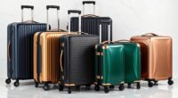 luxury durable travel luggage