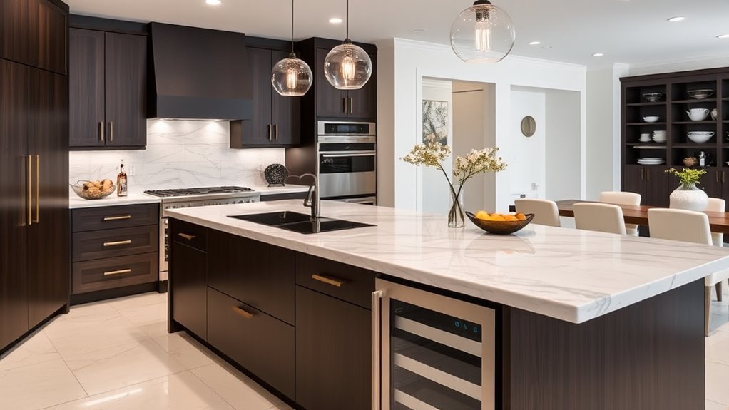 luxury kitchen island essentials