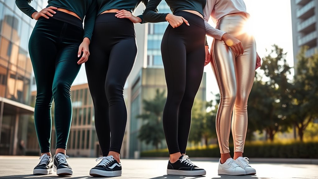 luxury leggings blending comfort