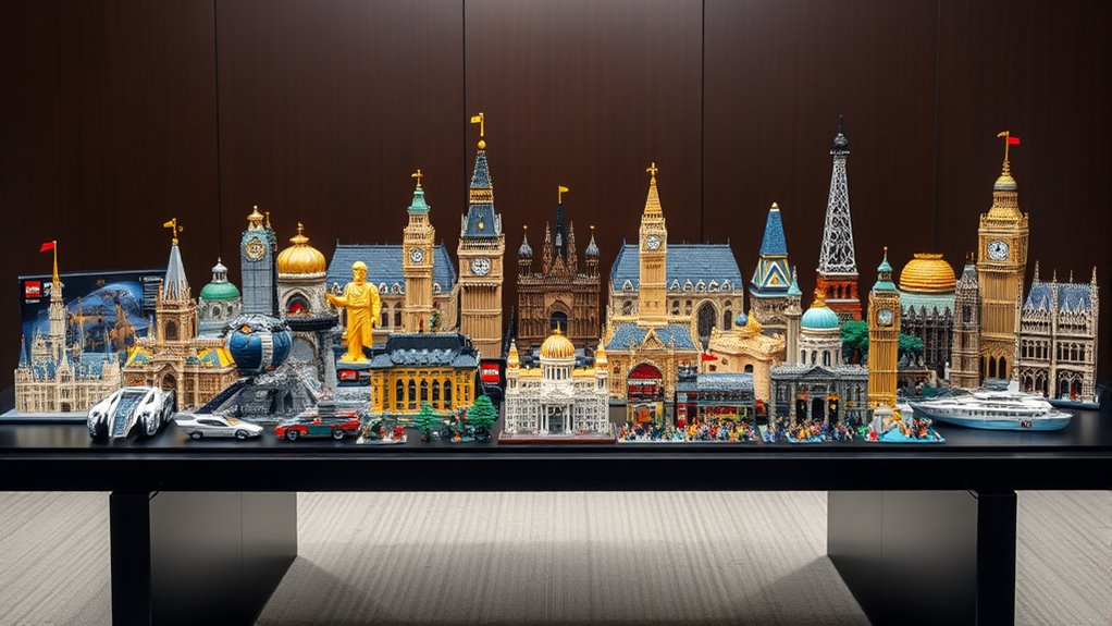 luxury lego sets collection