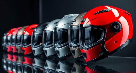 luxury motorcycle helmet options