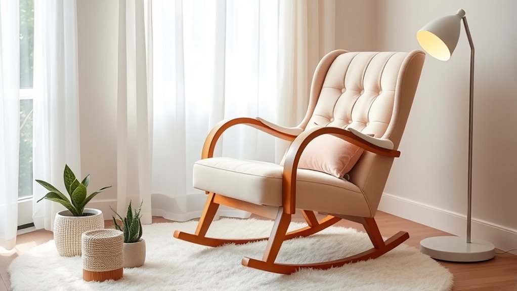 luxury nursery rocking chairs