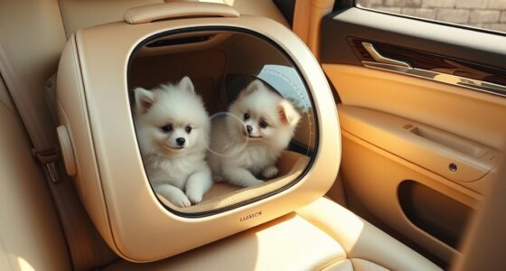 luxury travel dog carriers