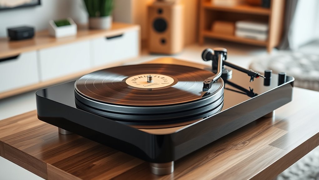 luxury vinyl record players