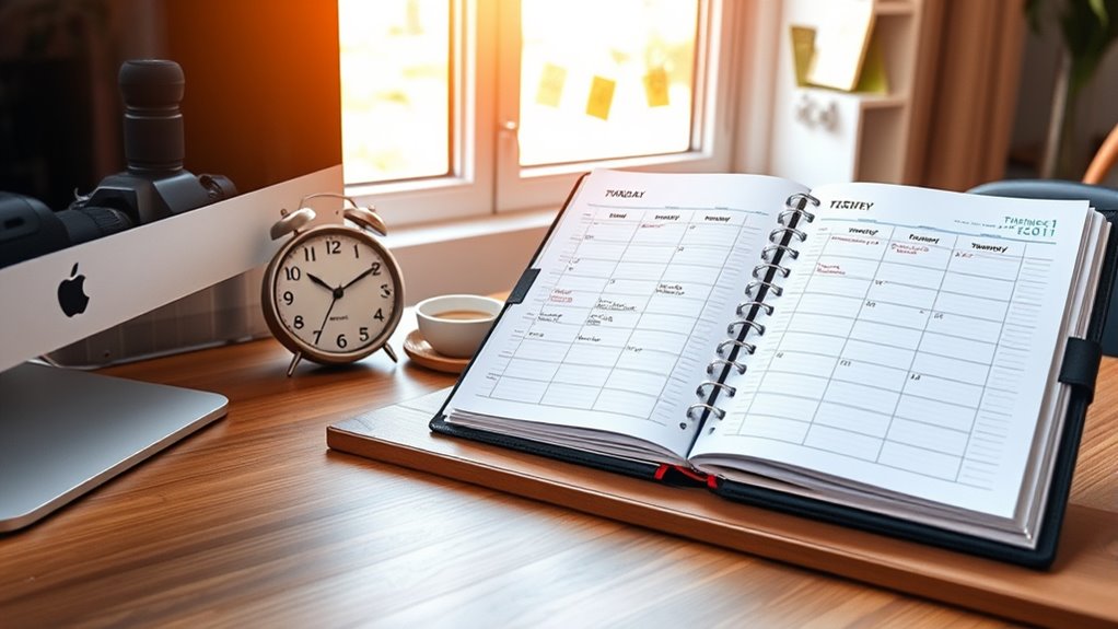 prioritize schedule and adapt