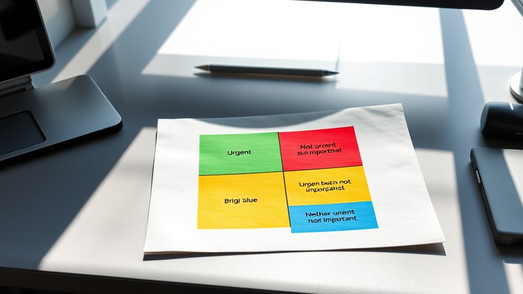 prioritize tasks using matrix