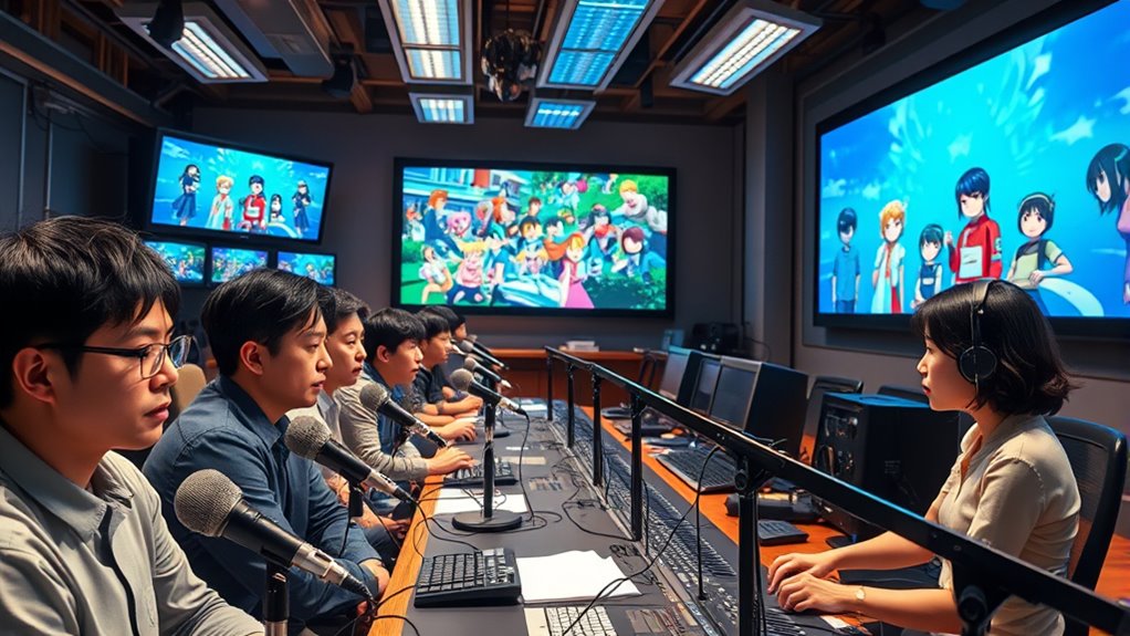 rapid anime sub dub production