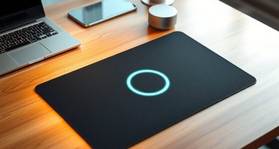 smart desk mats with wireless charging