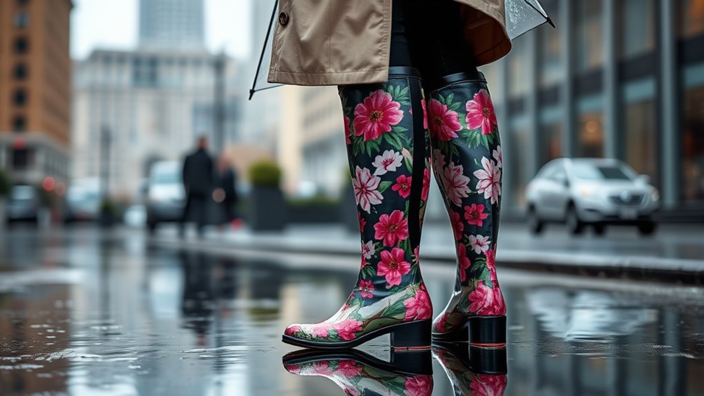 stylish waterproof fashion footwear
