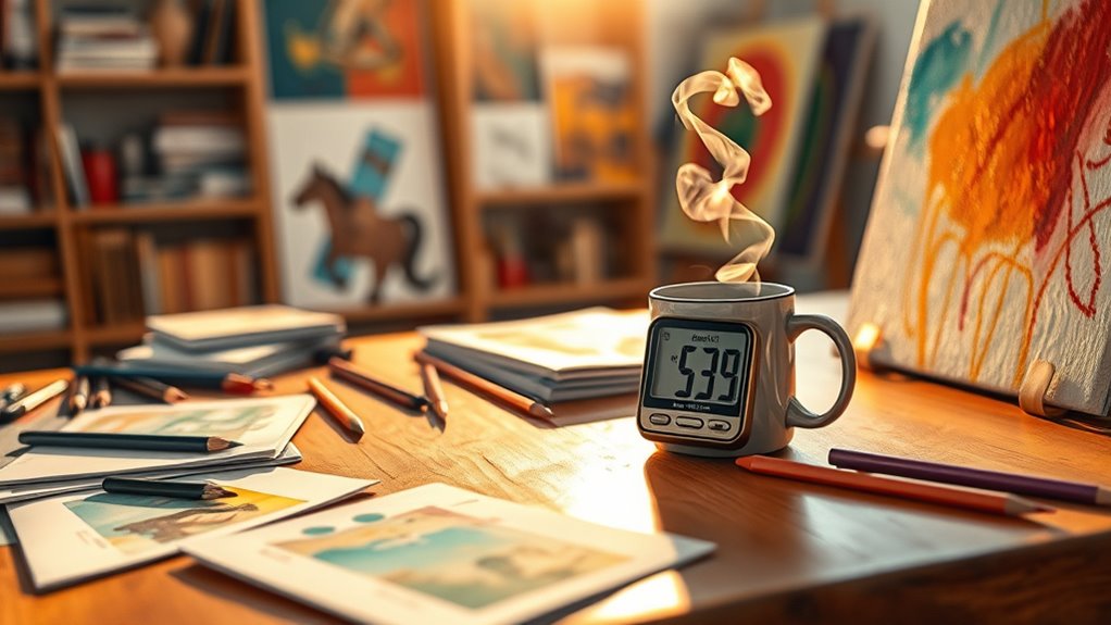 timed creative burst