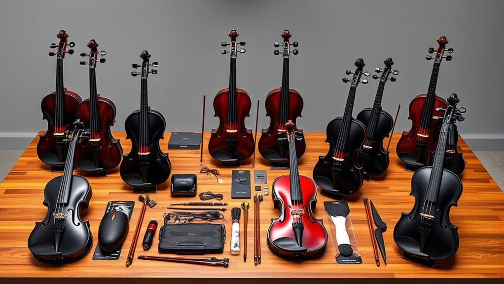 top electric violin starter kits