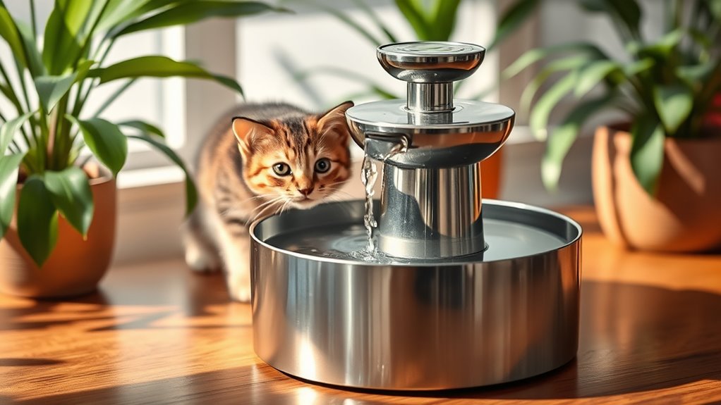 top luxury cat water fountains
