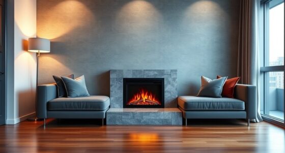 top ventless electric fireplaces