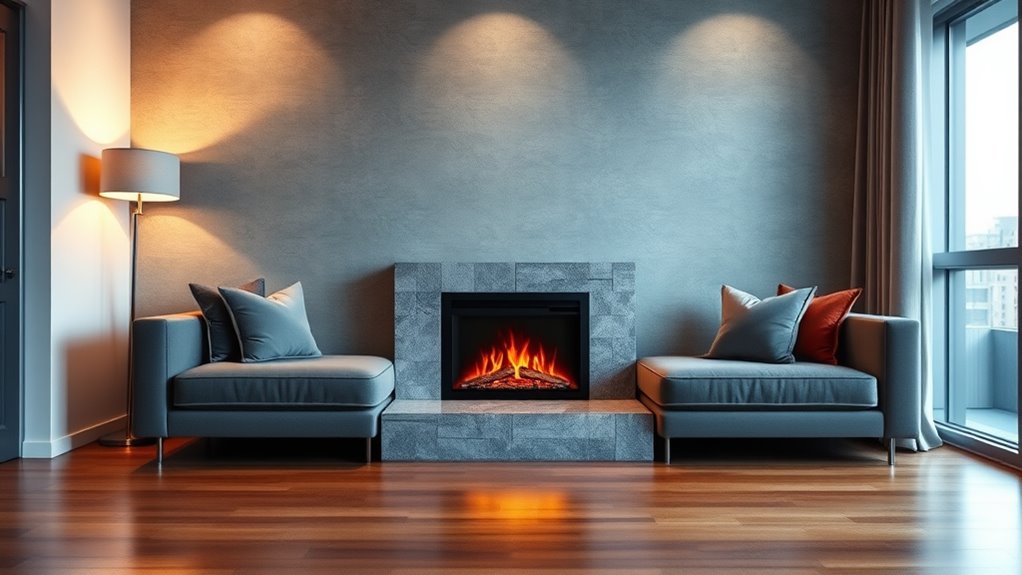 top ventless electric fireplaces