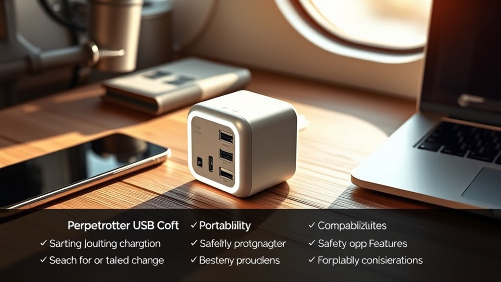 travel adapters with usb c