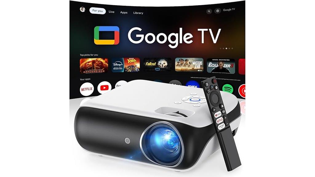 4k google tv projector