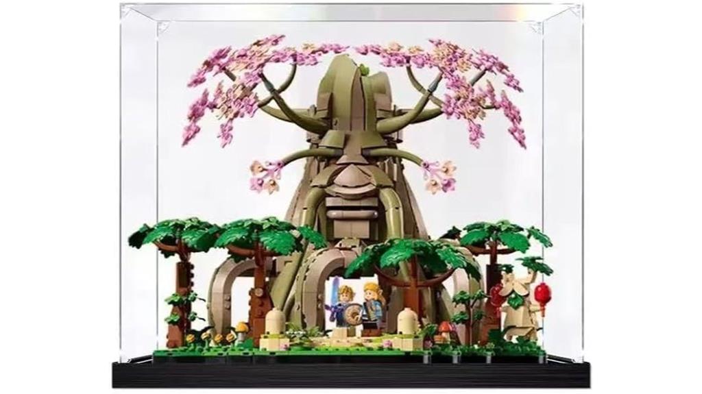 clear lego display case