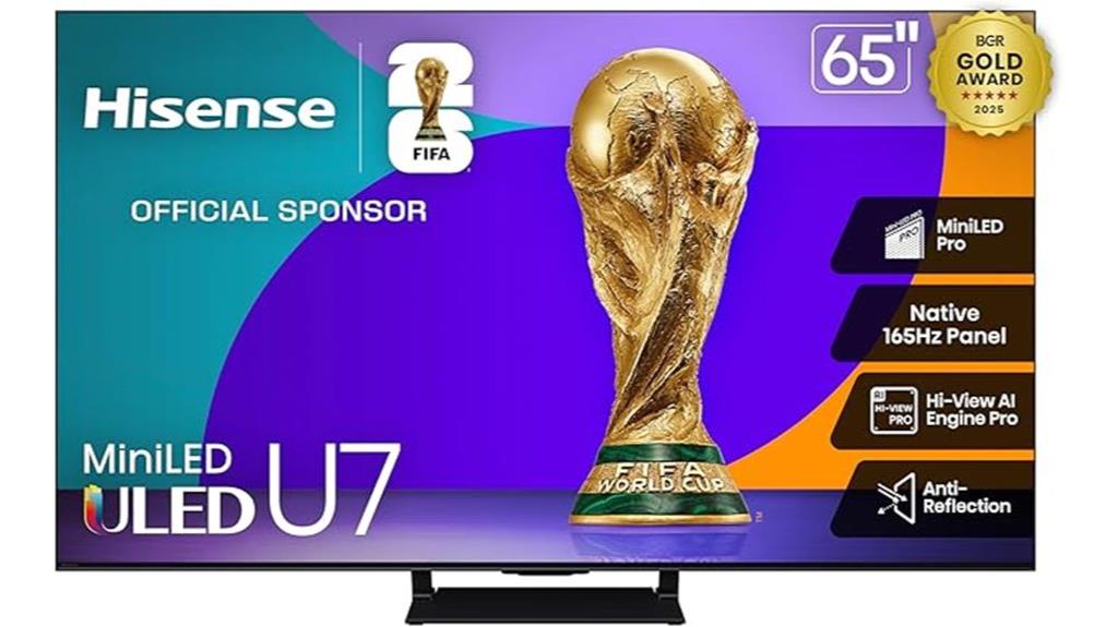 hisense 65 mini led tv