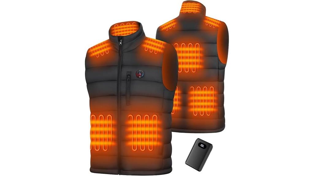 men s heated vest with battery