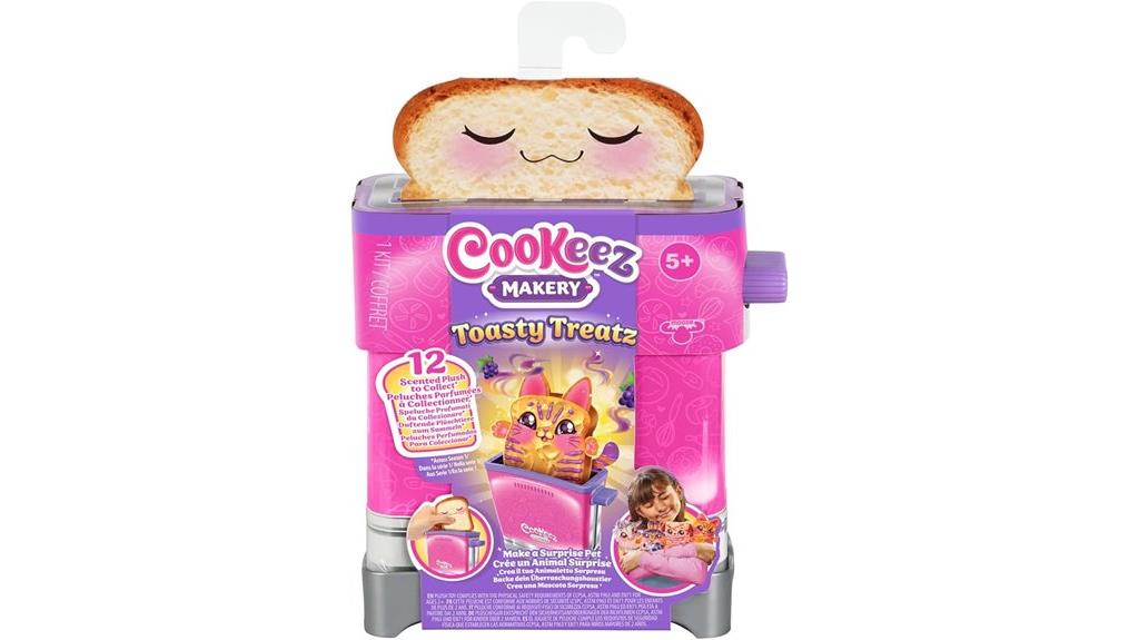 plush toaster with treats