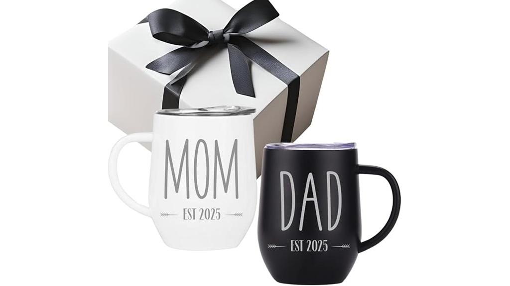 pregnancy coffee tumbler set