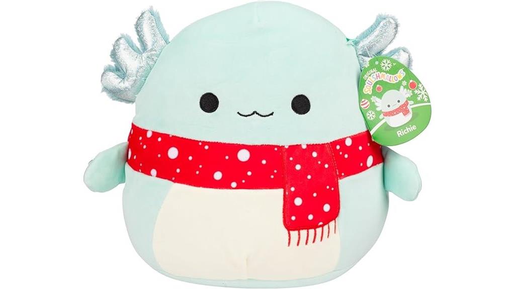 richie axolotl christmas plush