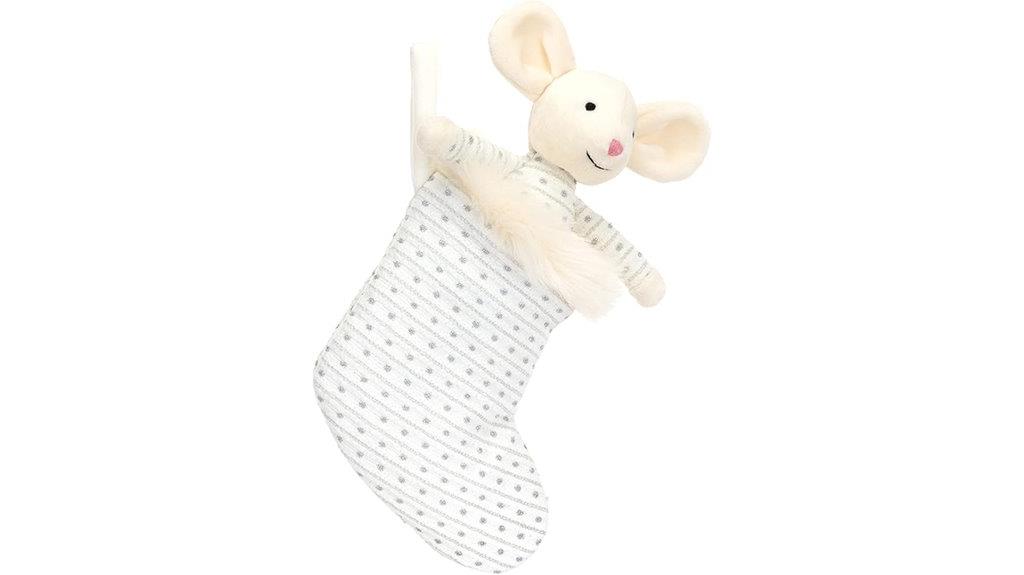 shimmering small plush mouse