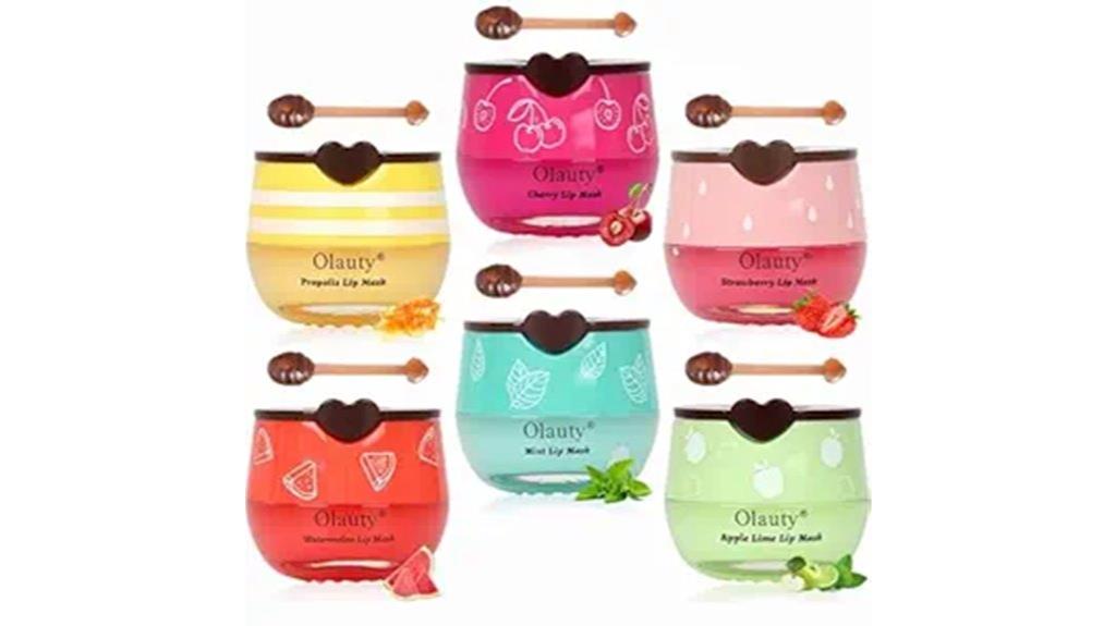 six pack lip balm set