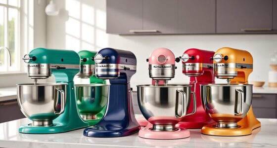 top kitchenaid mixer colors