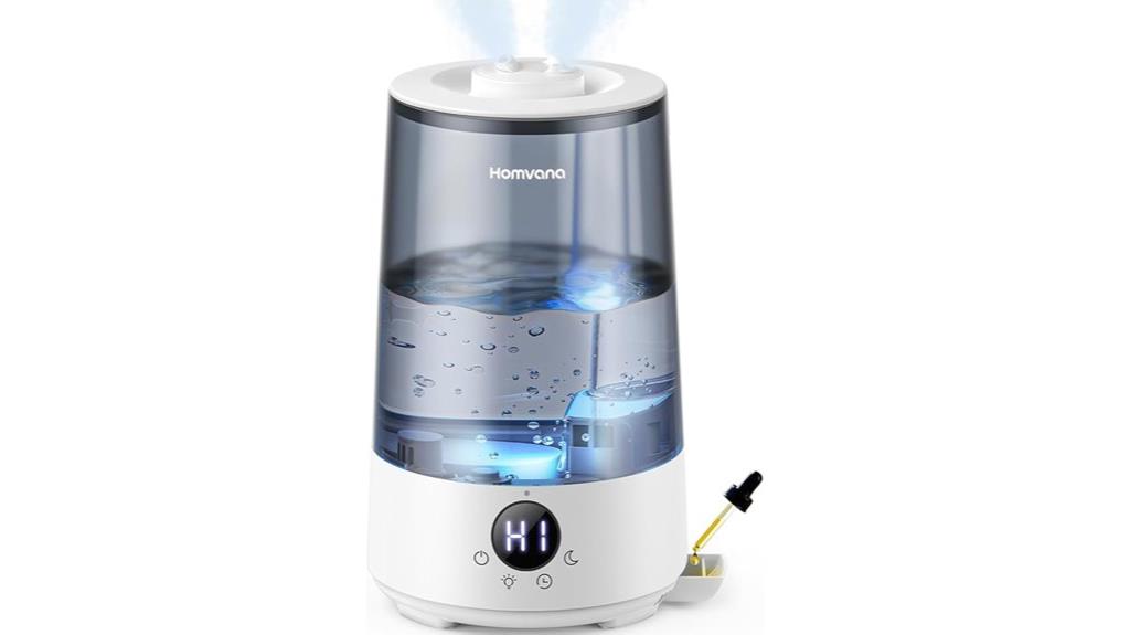 ultrasonic humidifier with light