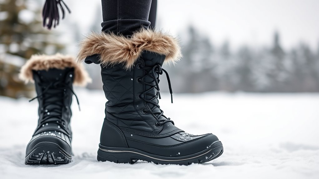 waterproof insulated traction comfort