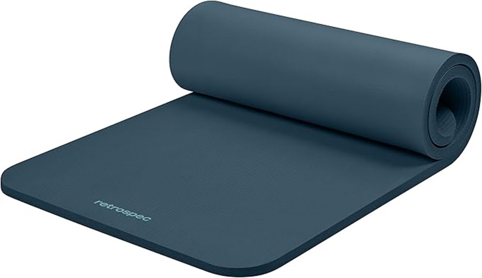yoga mat with strap