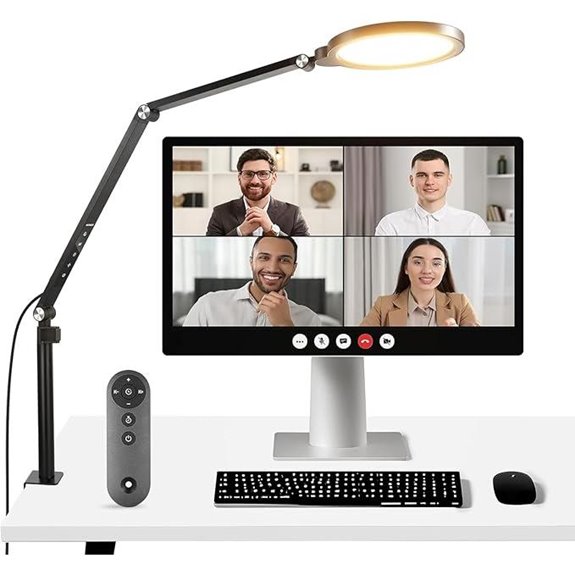 NEEWER 18W Desktop Ring Light with Stand
