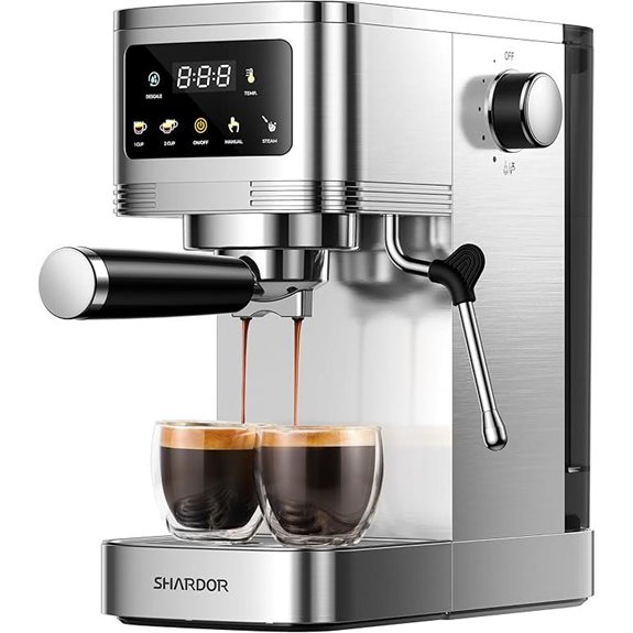 SHARDOR 20 Bar Espresso Machine with Milk Frother