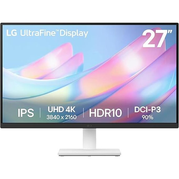 LG 27UL500-W 27-Inch 4K UHD HDR IPS Monitor