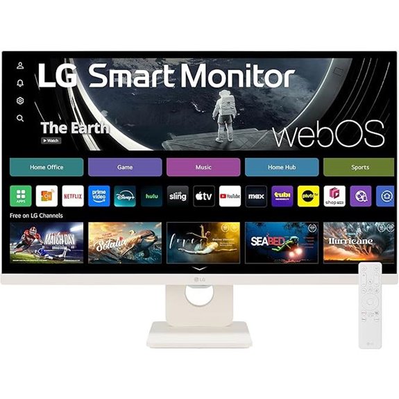 LG 27-Inch FHD IPS Smart Monitor with Bluetooth