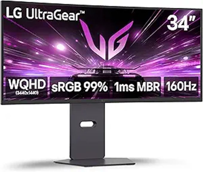 LG Ultragear 34-inch WQHD Curved Gaming Monitor