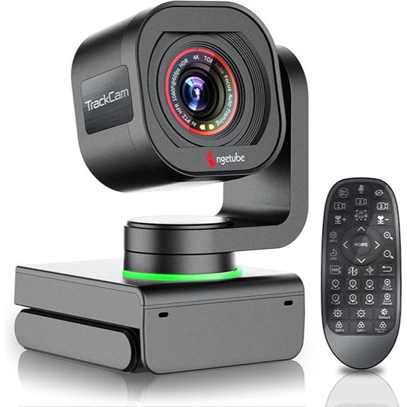 Angetube 4K Webcam with AI Tracking and Microphones
