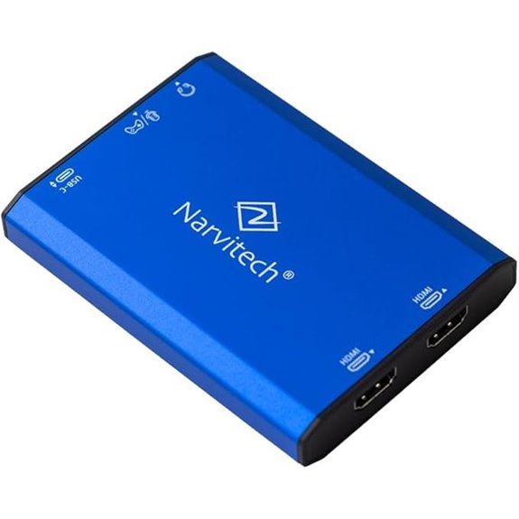 Narvitech NJ700 4K HDMI Capture Card for Streaming