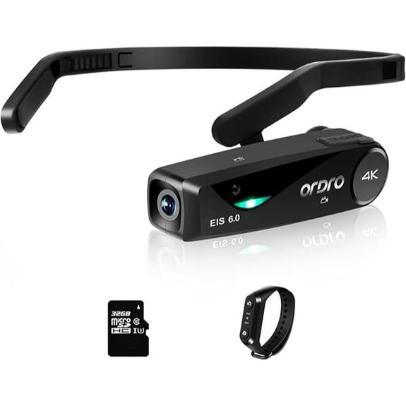 ORDRO EP6 Plus 4K Wearable Head Camera