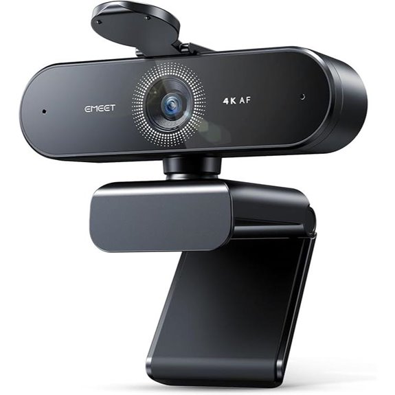 EMEET NOVA 4K Webcam with Dual Mics and Privacy