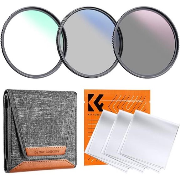 K&F Concept 55mm Lens Filter Kit (3-Piece)