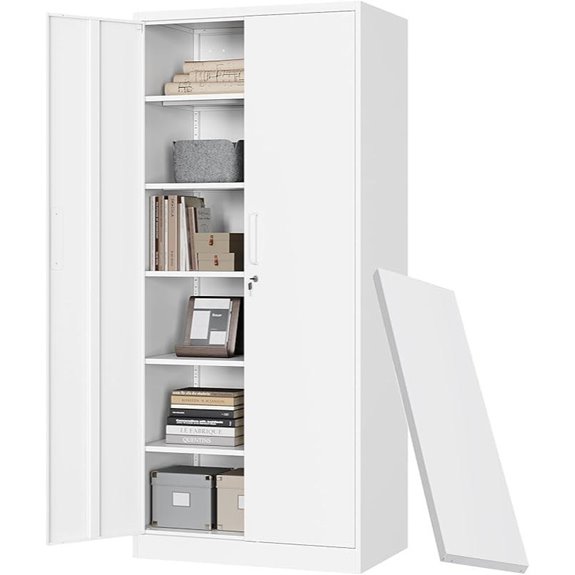 72 inch steel lockable cabinet