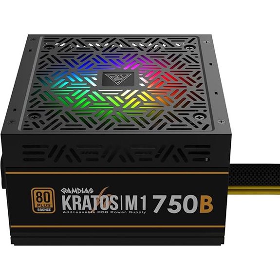 GAMDIAS 750W RGB Power Supply with Active PFC