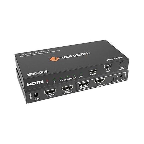 J-Tech 8K HDMI Audio Extractor with eARC/ARC