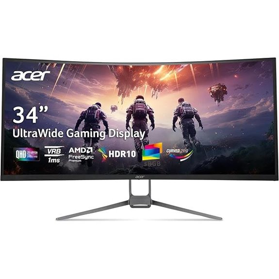 Acer Nitro 34 Curved QHD Gaming Monitor