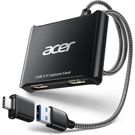 Acer USB 3.0 HDMI Capture Card for Streaming