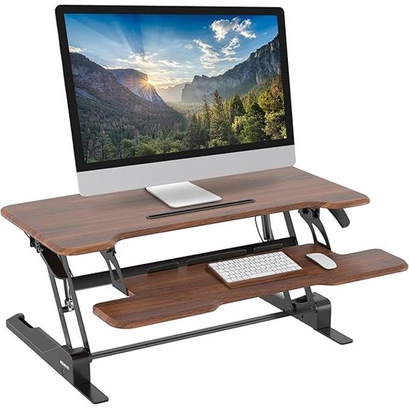 Mount-It! 38-Inch Sit-Stand Desk Converter